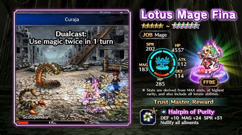 lotus mage fina best in slot|【FFBE】Lotus Mage Fina joins the fray! 【Global】 .